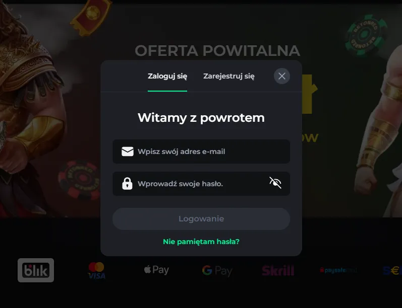 Przewodnik po logowaniu w BetOnRed Casino